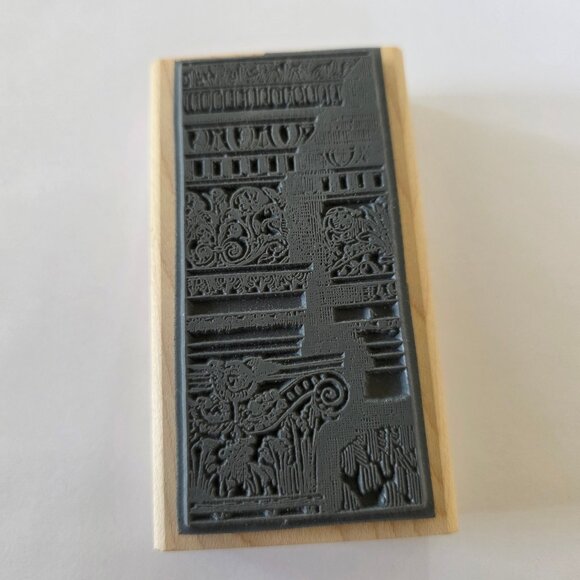 Paper Inspirations Mounted Rubber Stamp G0119 Column Collage - Picture 8 of 10